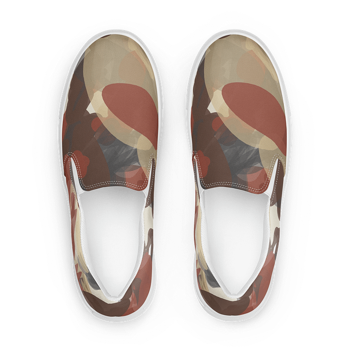 Abstract Movement Men's Slip-On Canvas Shoes product image (1)