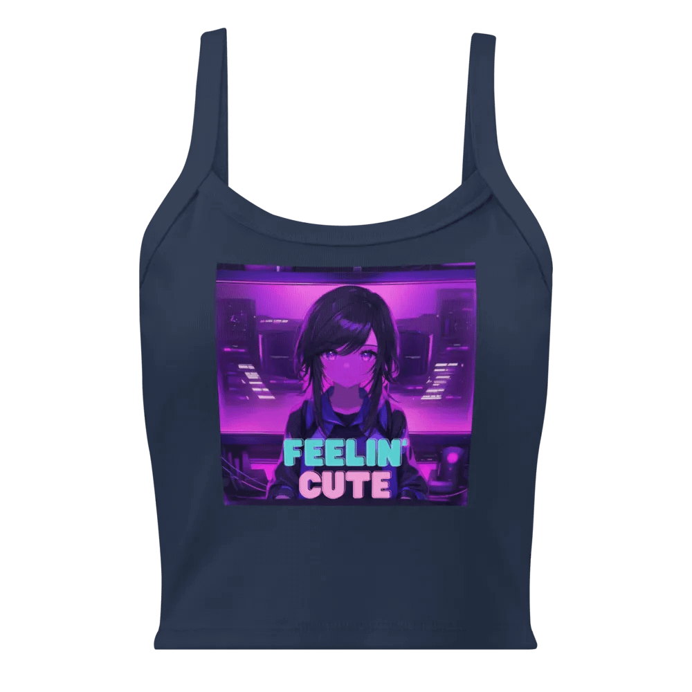 Neon Vibes Slim Rib Tank product image (24)