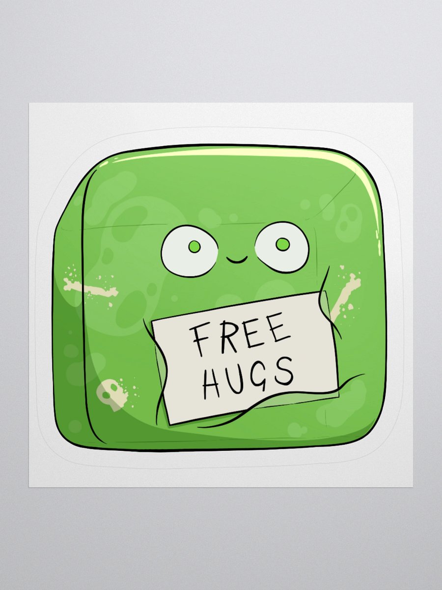 Free Hugs Gelly Cube Sticker product image (2)