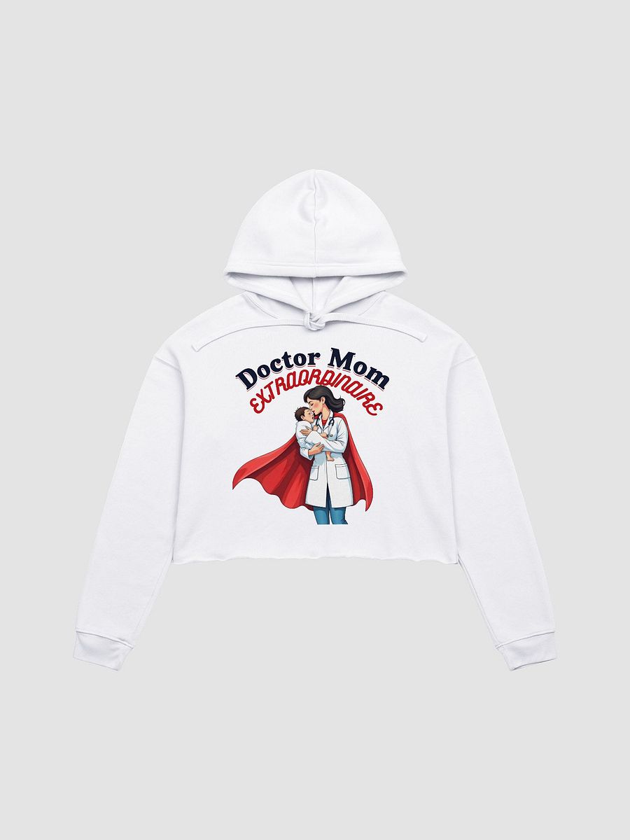 Superhero Doctor Mom Crop Hoodie product image (5)