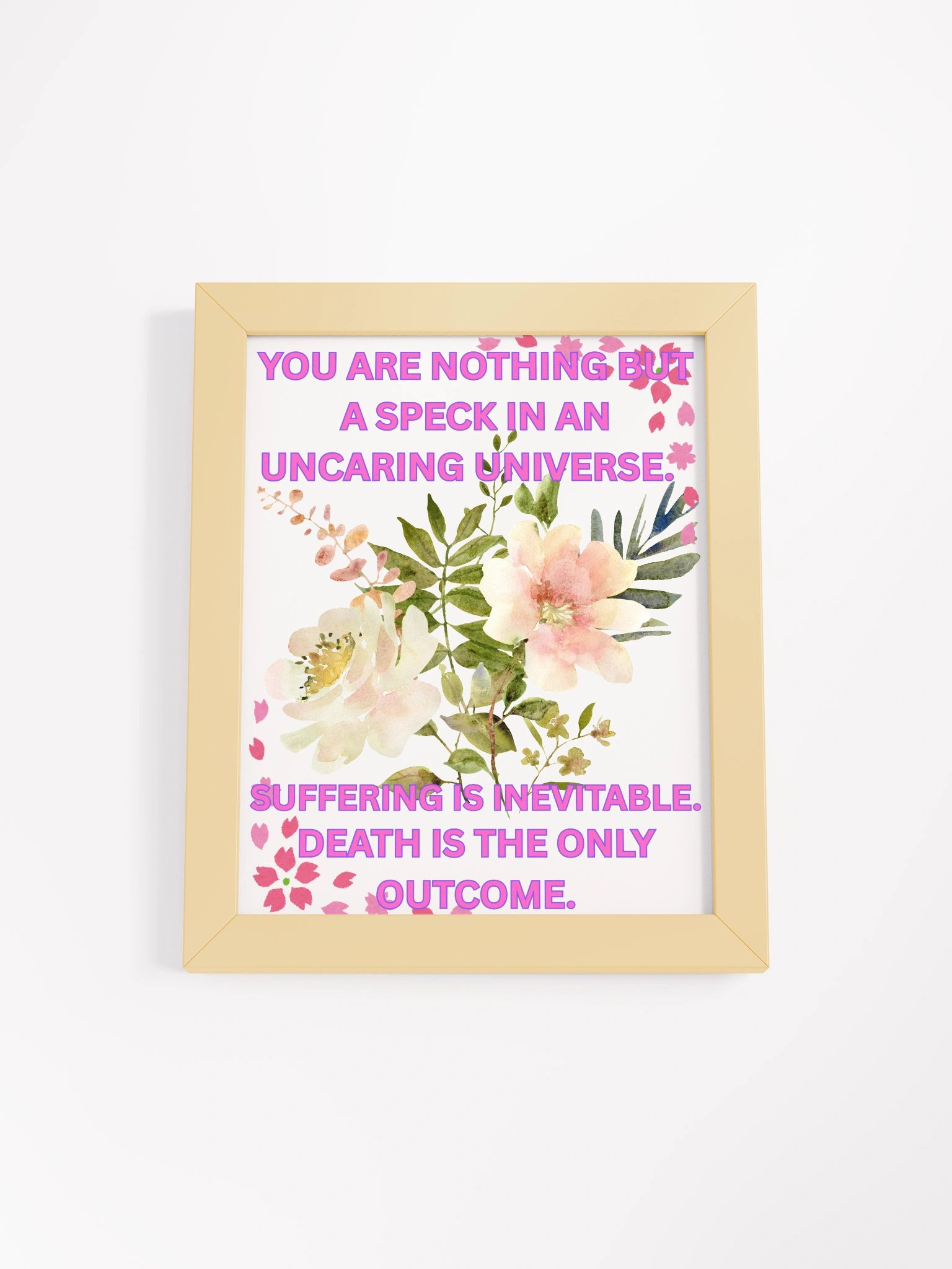 Inspirational Framed Poster (English) product image (1)