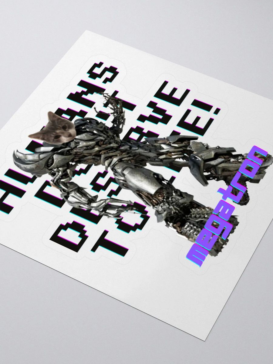 Megatron Revolution Sticker product image (3)