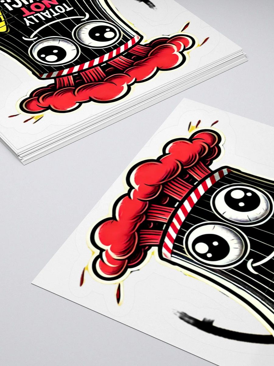 Totally not Toxic Kiss Cut Stickers product image (7)