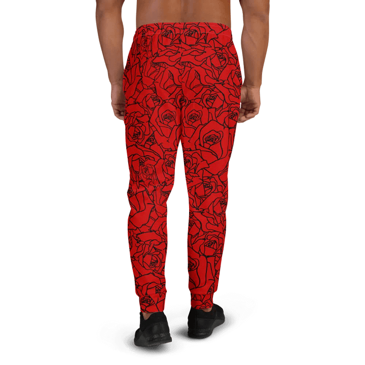 Loads of Roses · red-black joggers product image (2)