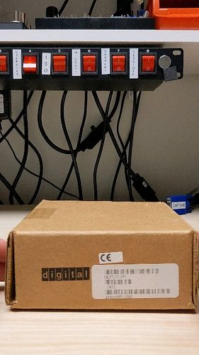 Unboxing a new DEC 10BASE-FL transceiver. Hopefully we can use this with the LAN Bridge we're restoring! #retrocomputing #net...