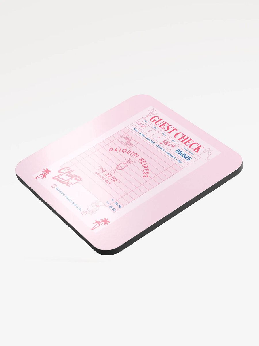 CHECK PLEASE! DAIQUIRI COASTER product image (3)