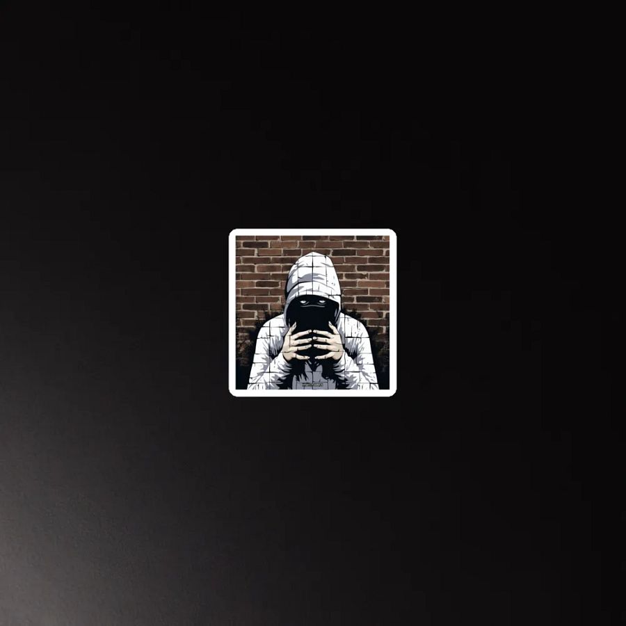 PREMIUM VINYL MAGNET ⚫️ Crow Man's Dark Reflections product image (3)