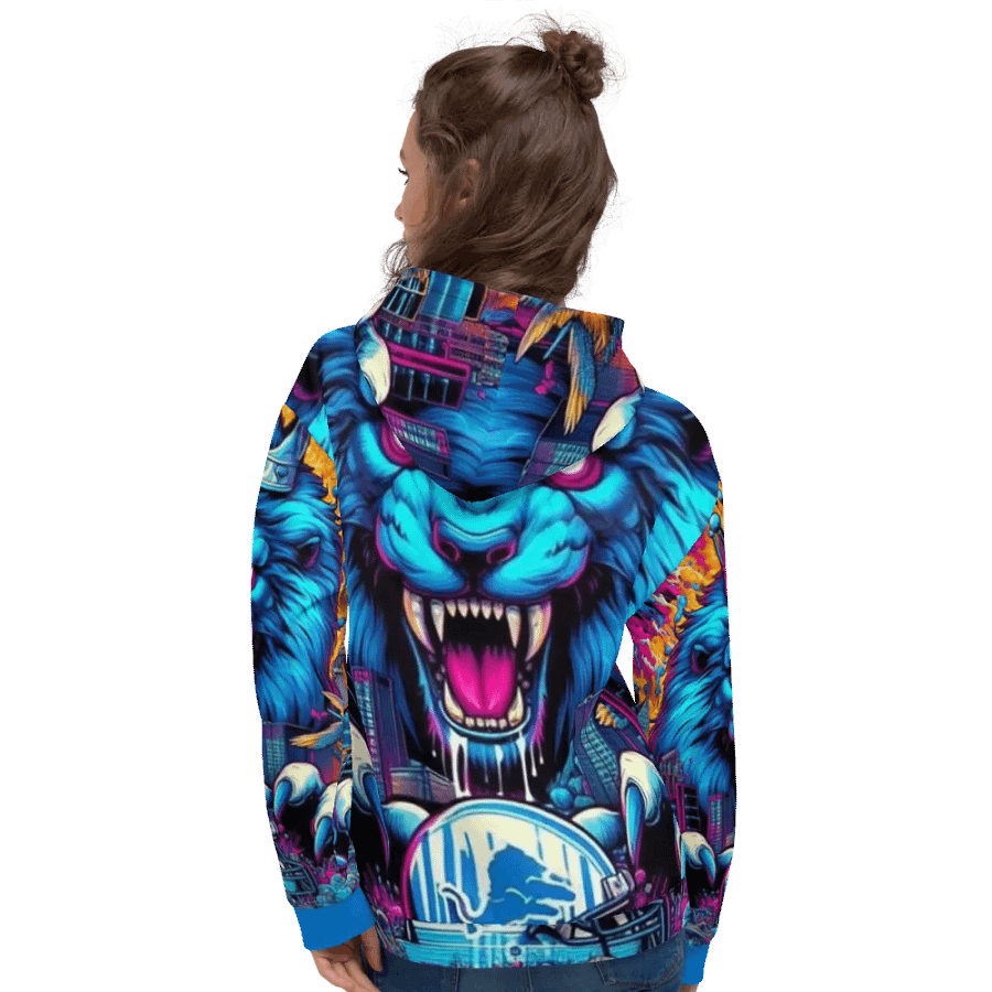 Roaring City Lion Unisex Hoodie product image (6)