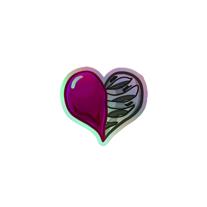Holographic Heart Sticker product image (2)