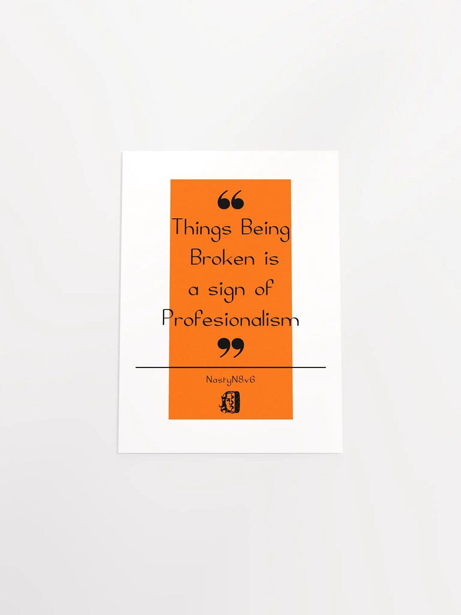 Things Being Broken Inspiration Poster product image (4)