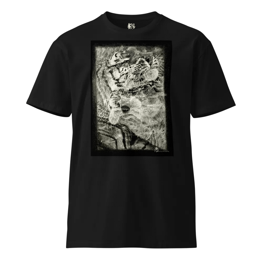 Nashīnasu - 2 Tiger In Love Drawing T-Shirt product image (1)