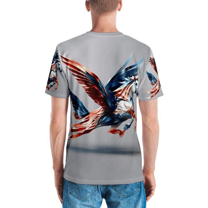 Wings horse flying T shirt product image (2)