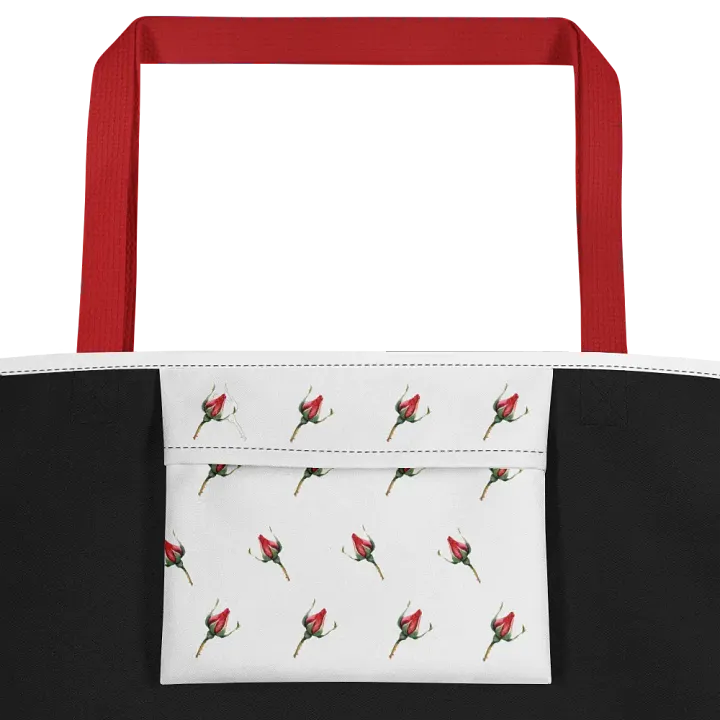 Blooming Red Rose Large Tote Bag product image (2)