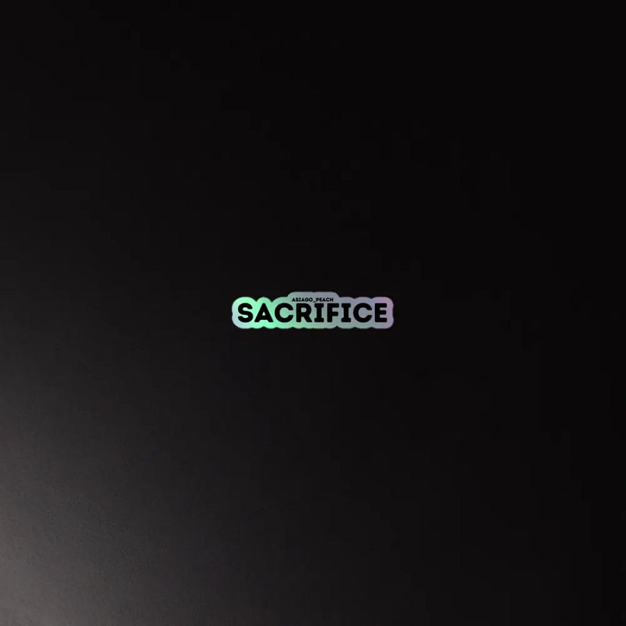 SACRIFICE Holographic Sticker product image (4)