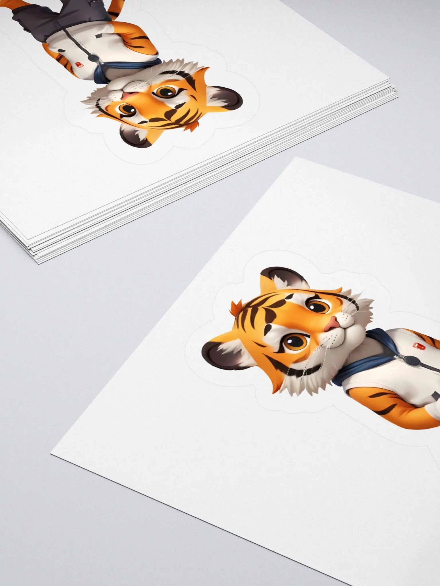 Cool and Adorable Tiger kiss-cut Sticker product image (7)