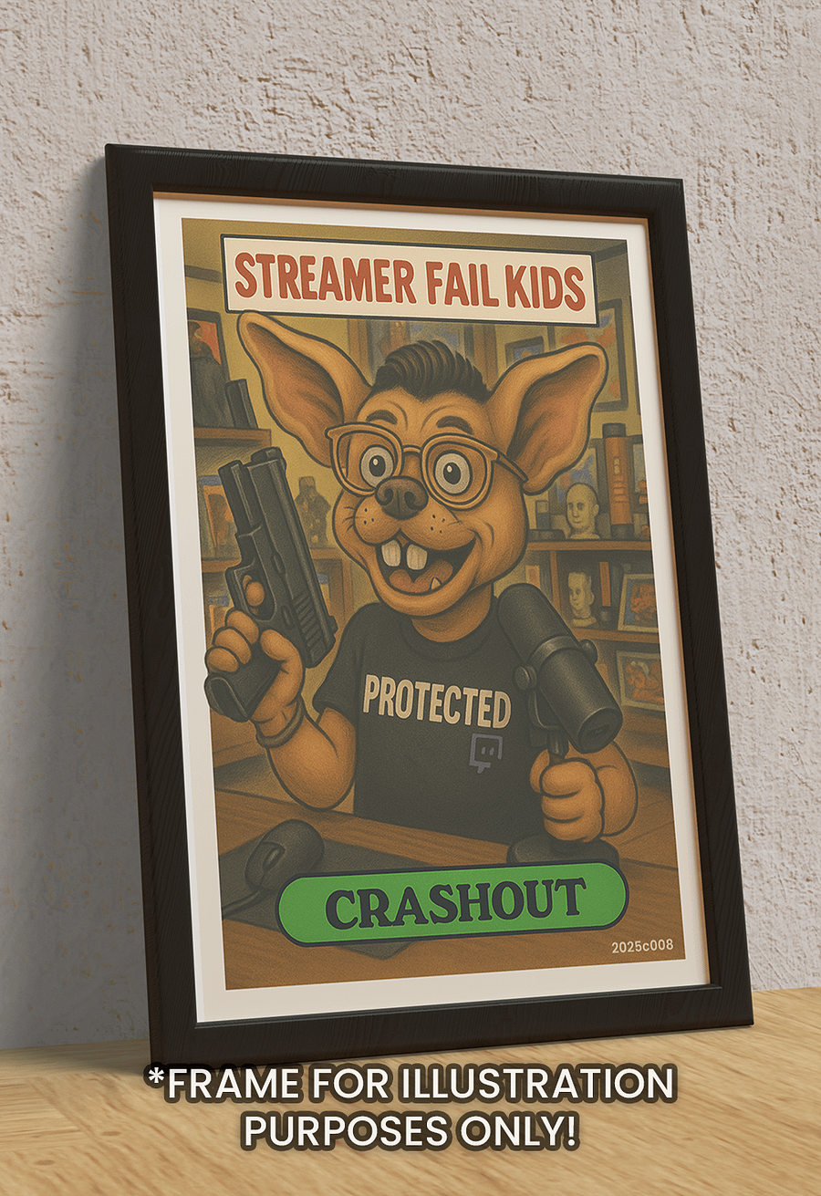 Streamer Fail Kids Posters – Funny Gamer Room Art – Matte or Glossy A4 Prints (1st Edition Designs 0-10) product image (7)
