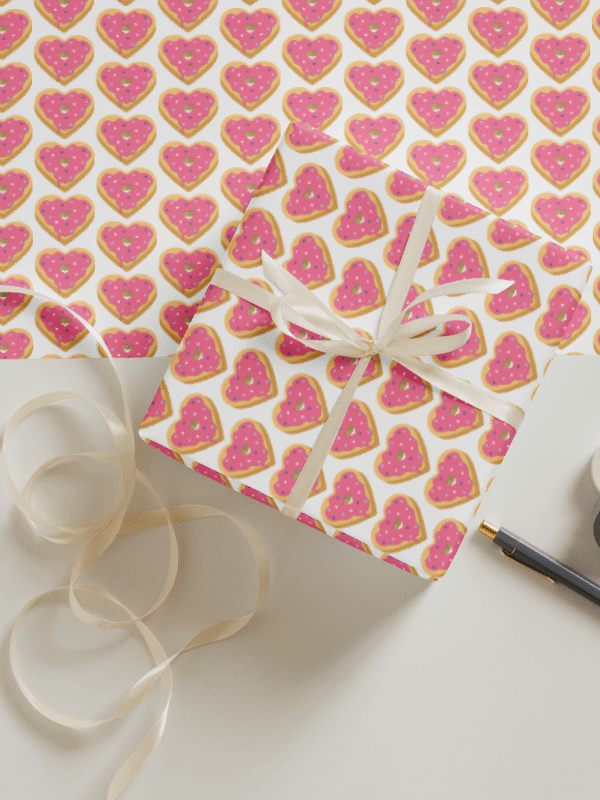 Sweet Love Treats Valentine Wrapping Paper – Set of 3 product image (3)