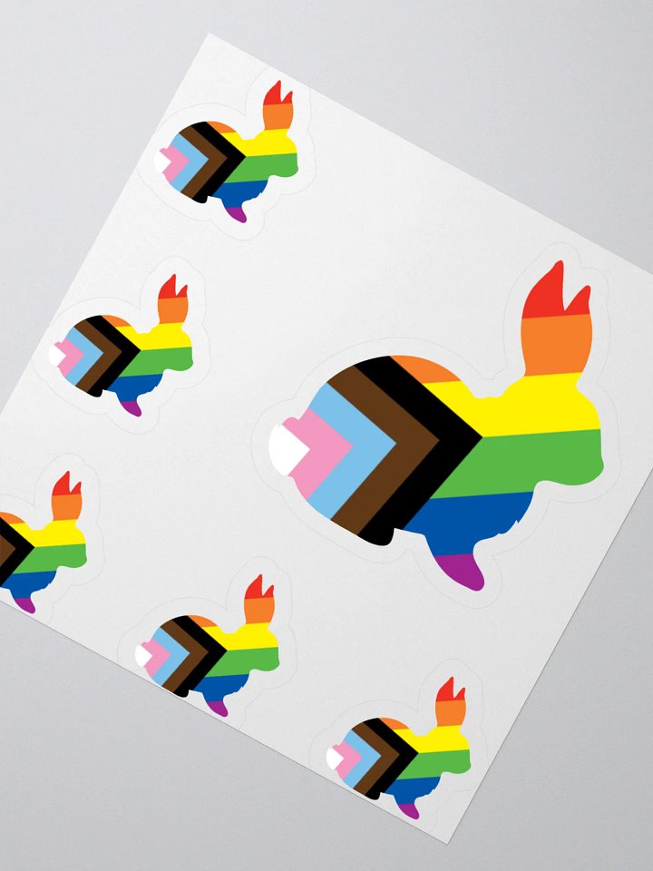 Progress Pride Bnuy Mini Sticker Set! product image (3)