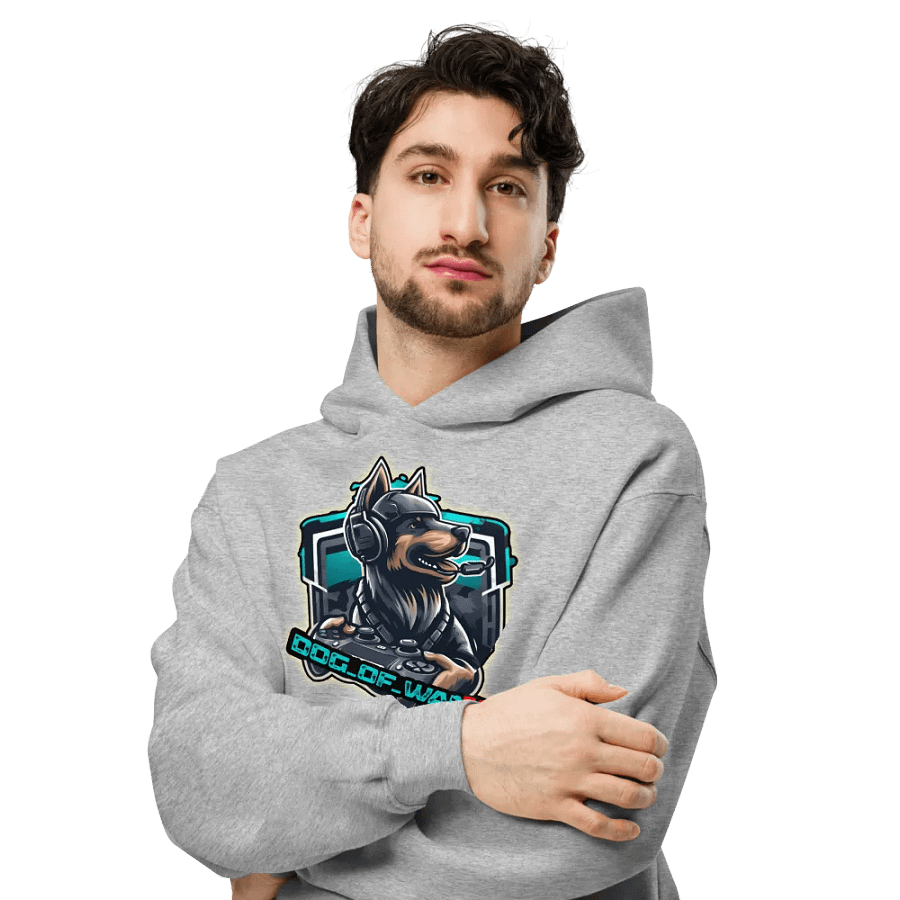 Warhound Emblem Oversized Hoodie product image (36)