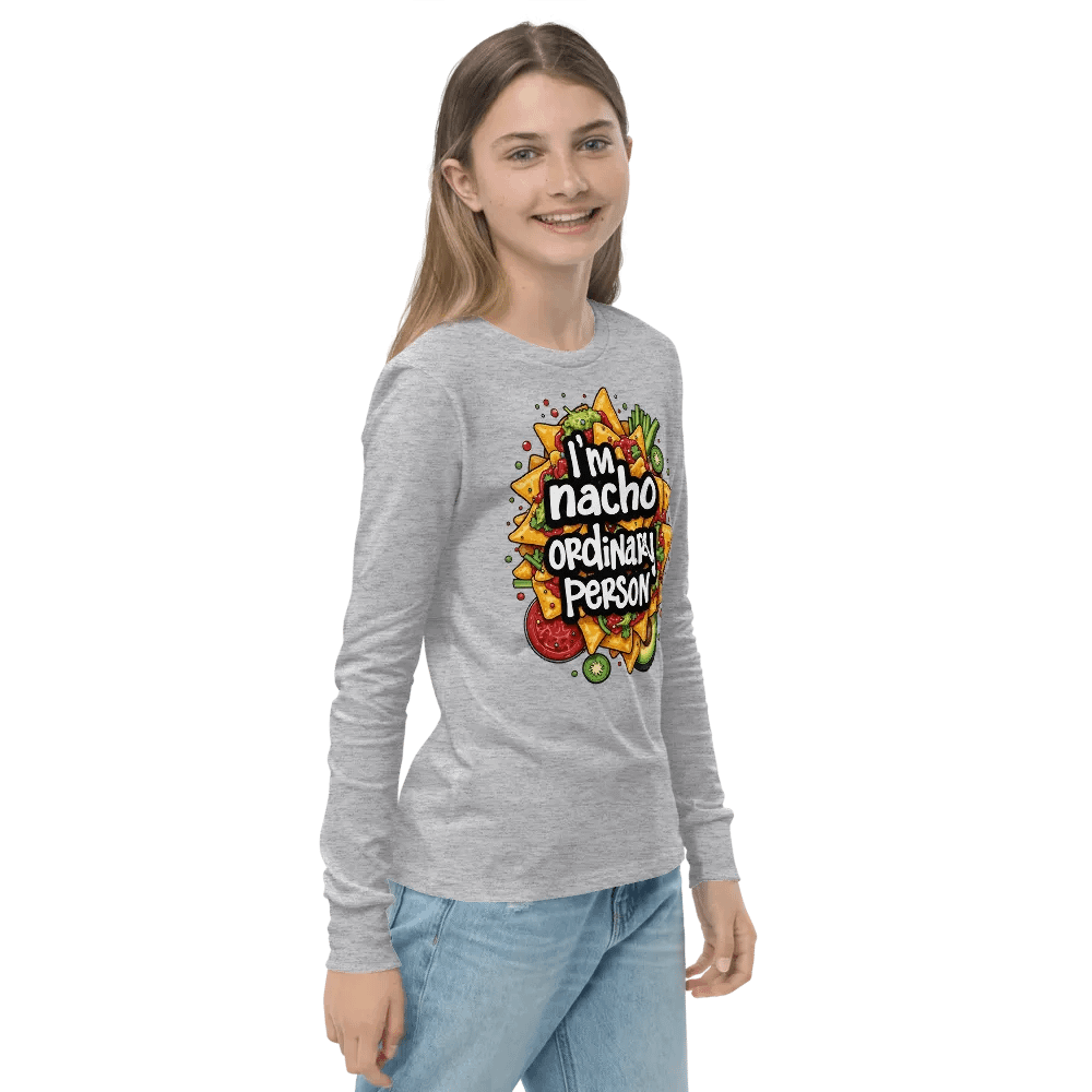 Nacho Lover's Youth Long Sleeve Tee product image (23)
