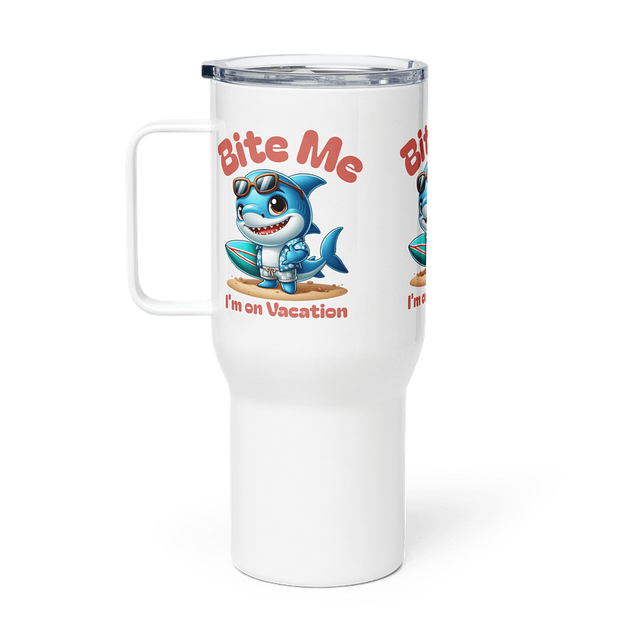 Surfing Shark Travel Mug product image (1)