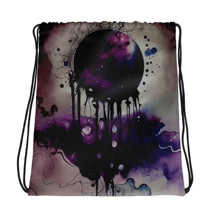 Cosmic Flow Drawstring Backpack product image (1)