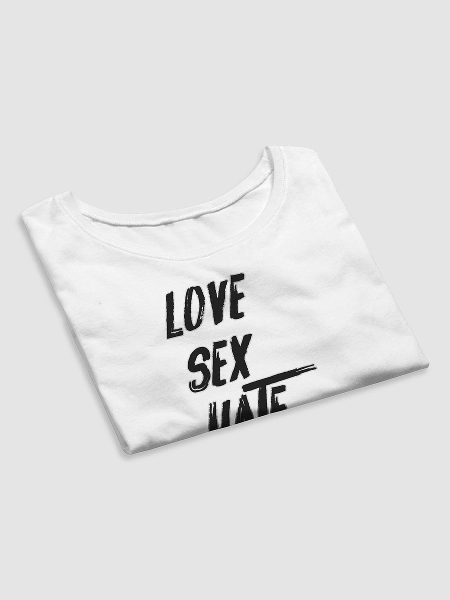 Love Sex Hate Sexism Crop Tee product image (7)