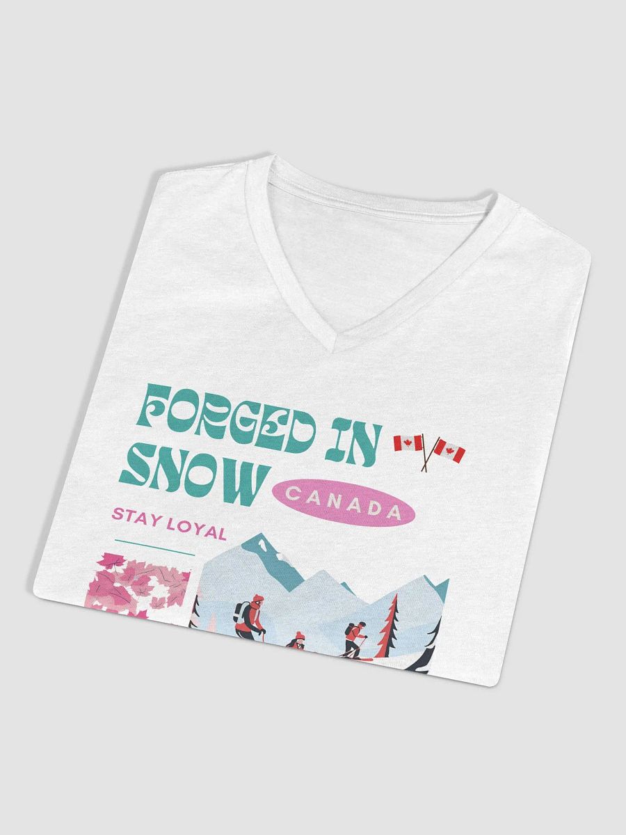 Canada Snowscape Women's V-Neck Tee product image (18)