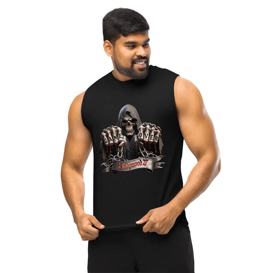 Game Over Gothic Muscle Tank product image (11)