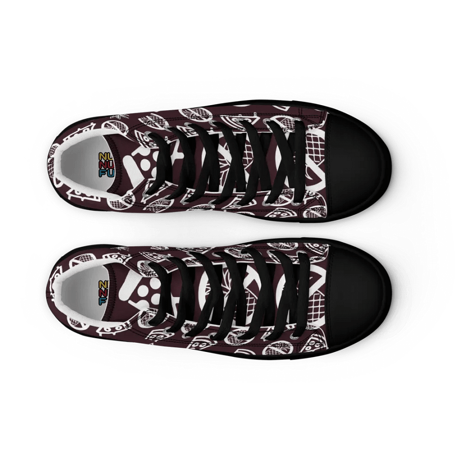 Blasphemy High Top Oxblood Black/Black Female product image (6)