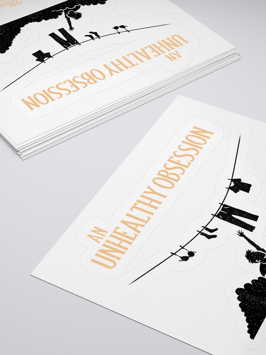 An Unhealthy Obsession Kiss Cut Stickers product image (4)
