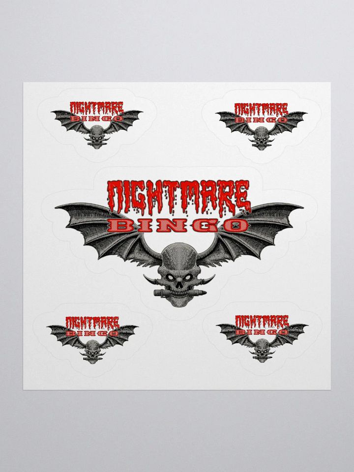 Nightmare Bingo Stickers product image (1)