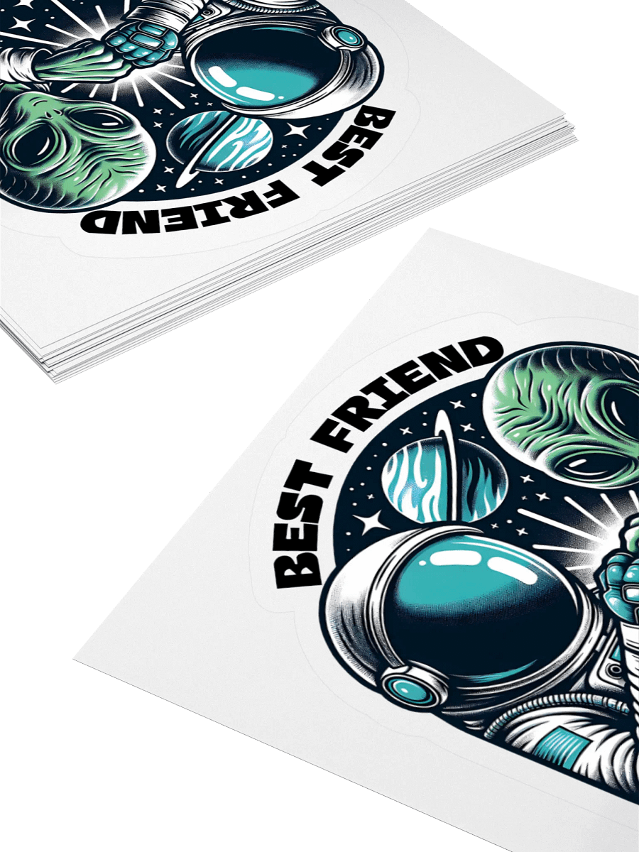 Best Friend Ever Kiss Cut Stickers product image (11)