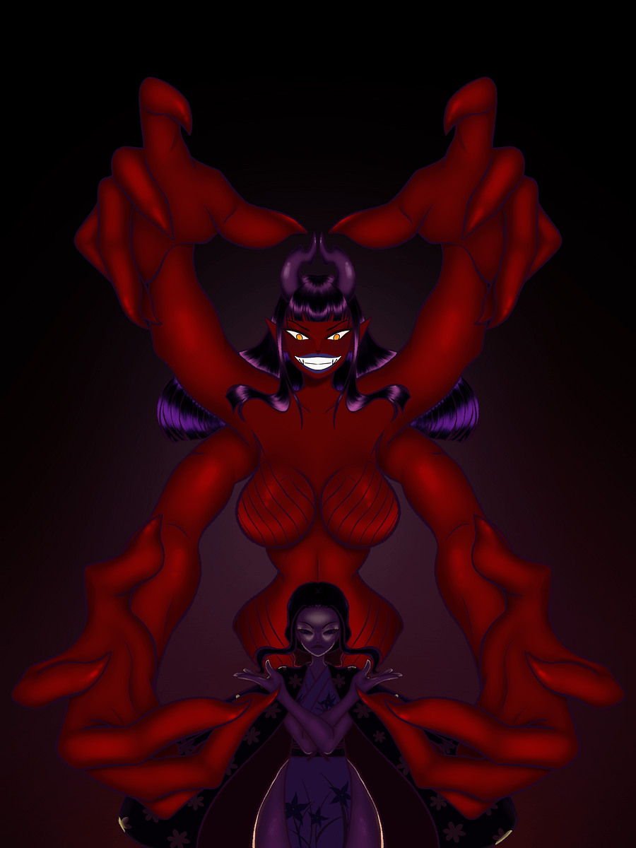 Demon Robin Print product image (1)
