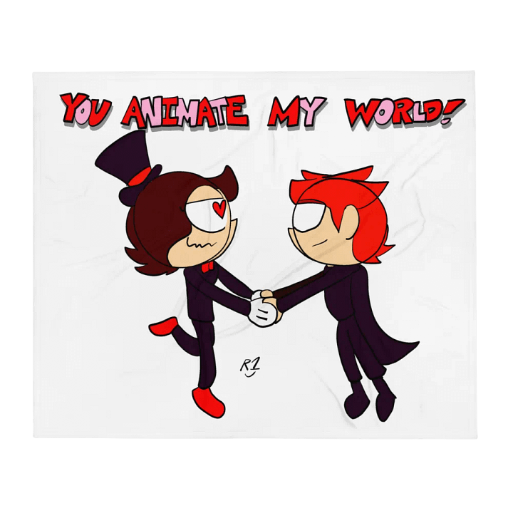 You Animate My World Blanket product image (1)