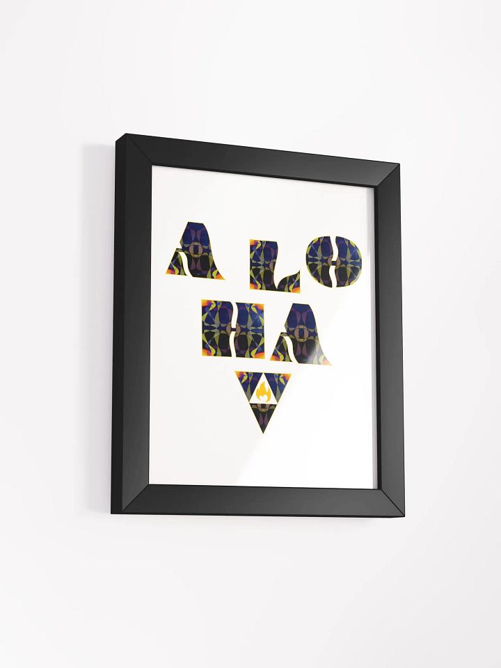 ALOHA LightSONG Heart Framed Poster product image (2)