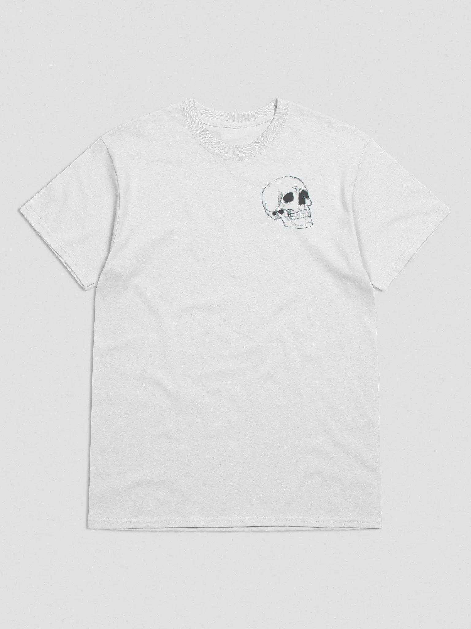 3D Simple Skull T-Shirt product image (1)