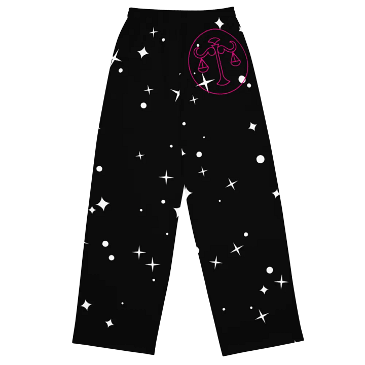 Starry Night Libra Unisex Wide-Leg Pants product image (2)