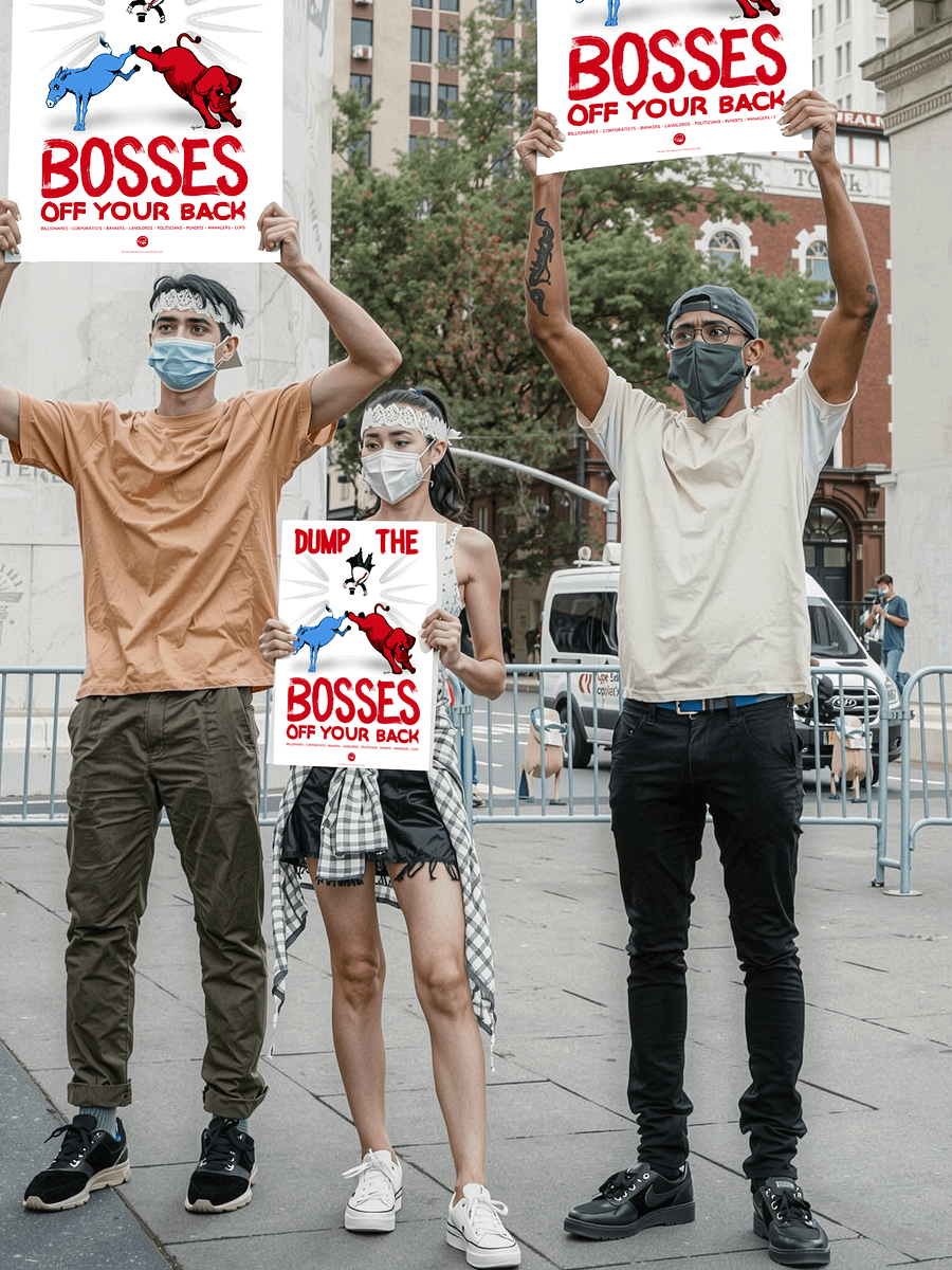 Dump The Bosses - Donkey and Elephant Solidarity product image (2)