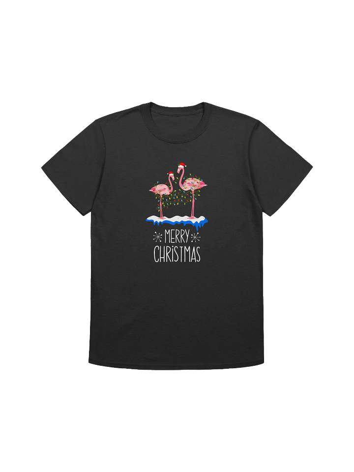 Flamingo Christmas Lights Unisex T-Shirt product image (1)