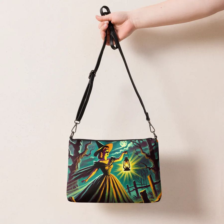 Witch in the Woods Halloween Crossbody Bag product image (7)