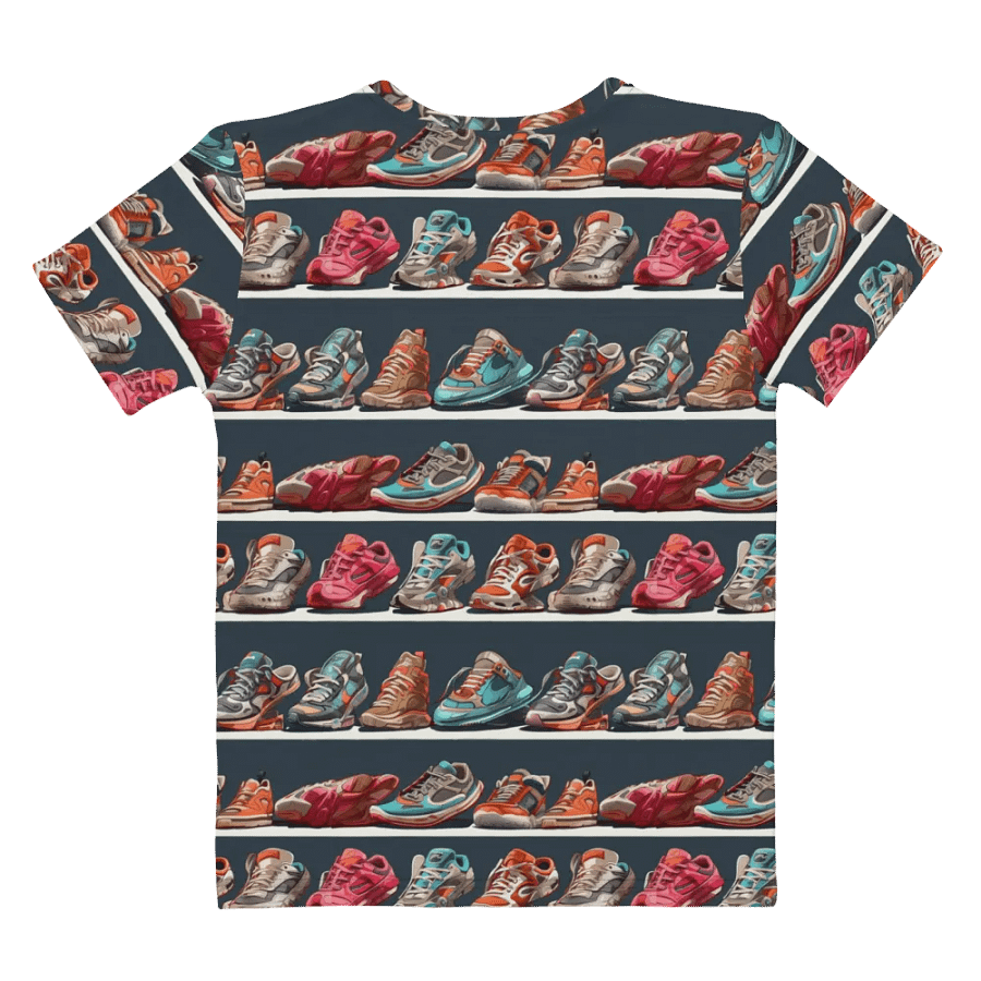 Colorful Sneakers Pattern All Over Print T-shirt product image (9)