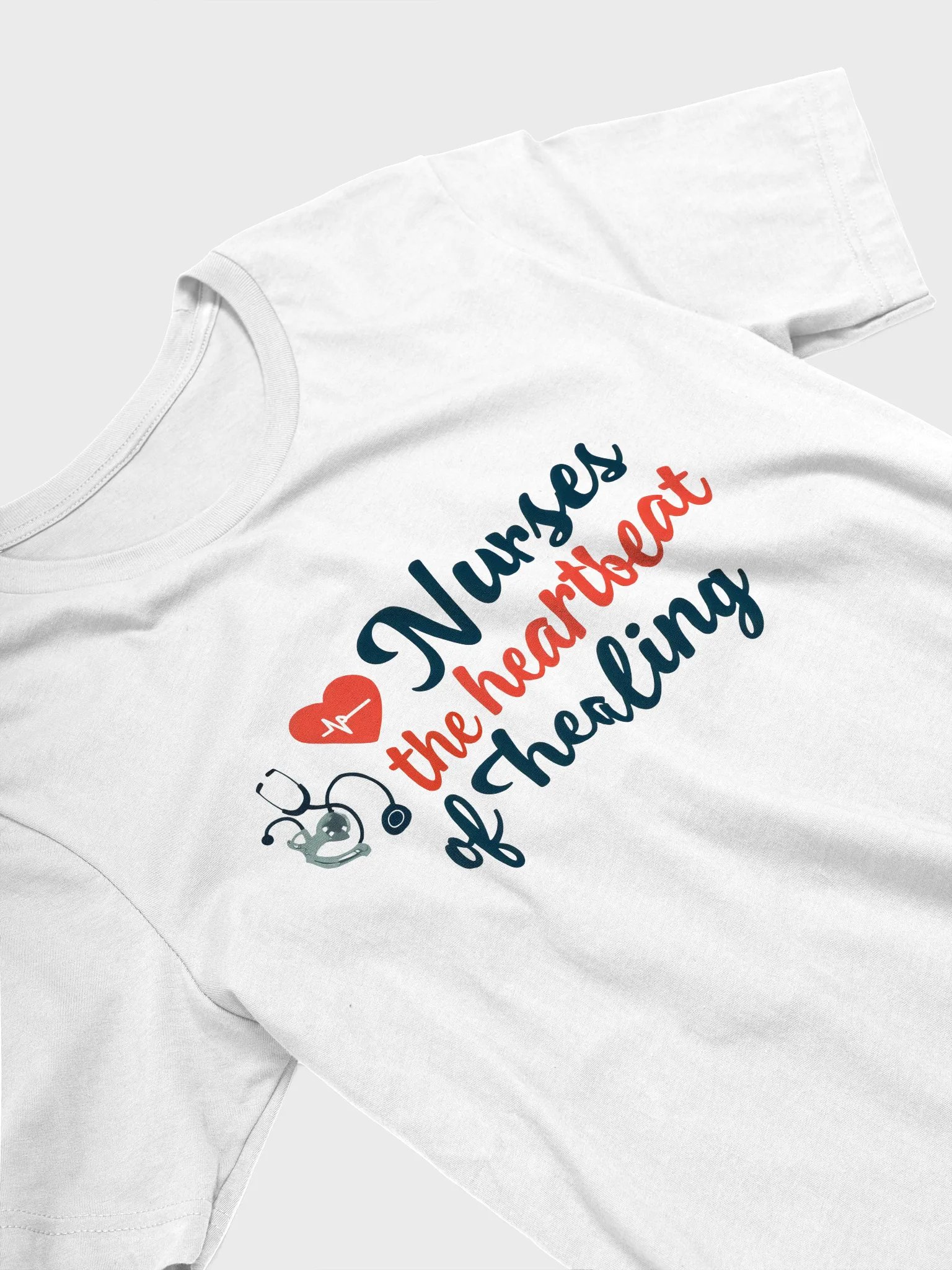 Heartbeat of Healing Nurse T-Shirt product image (32)