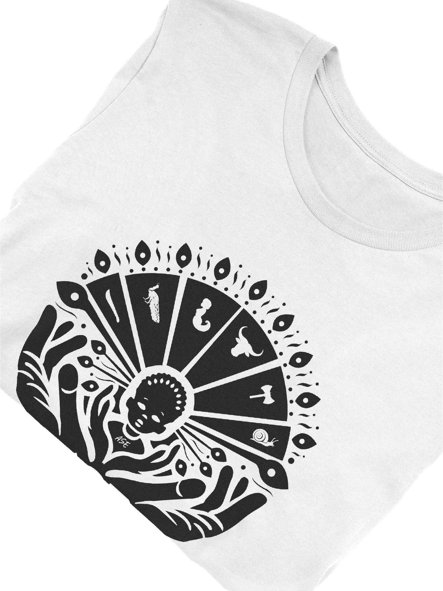 White Womens Ase T-shirt product image (3)