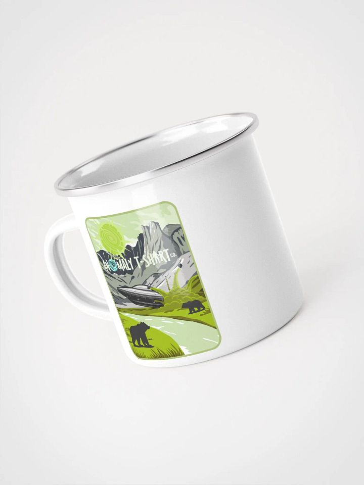 UFO Crash Bear Enamel Mug product image (1)