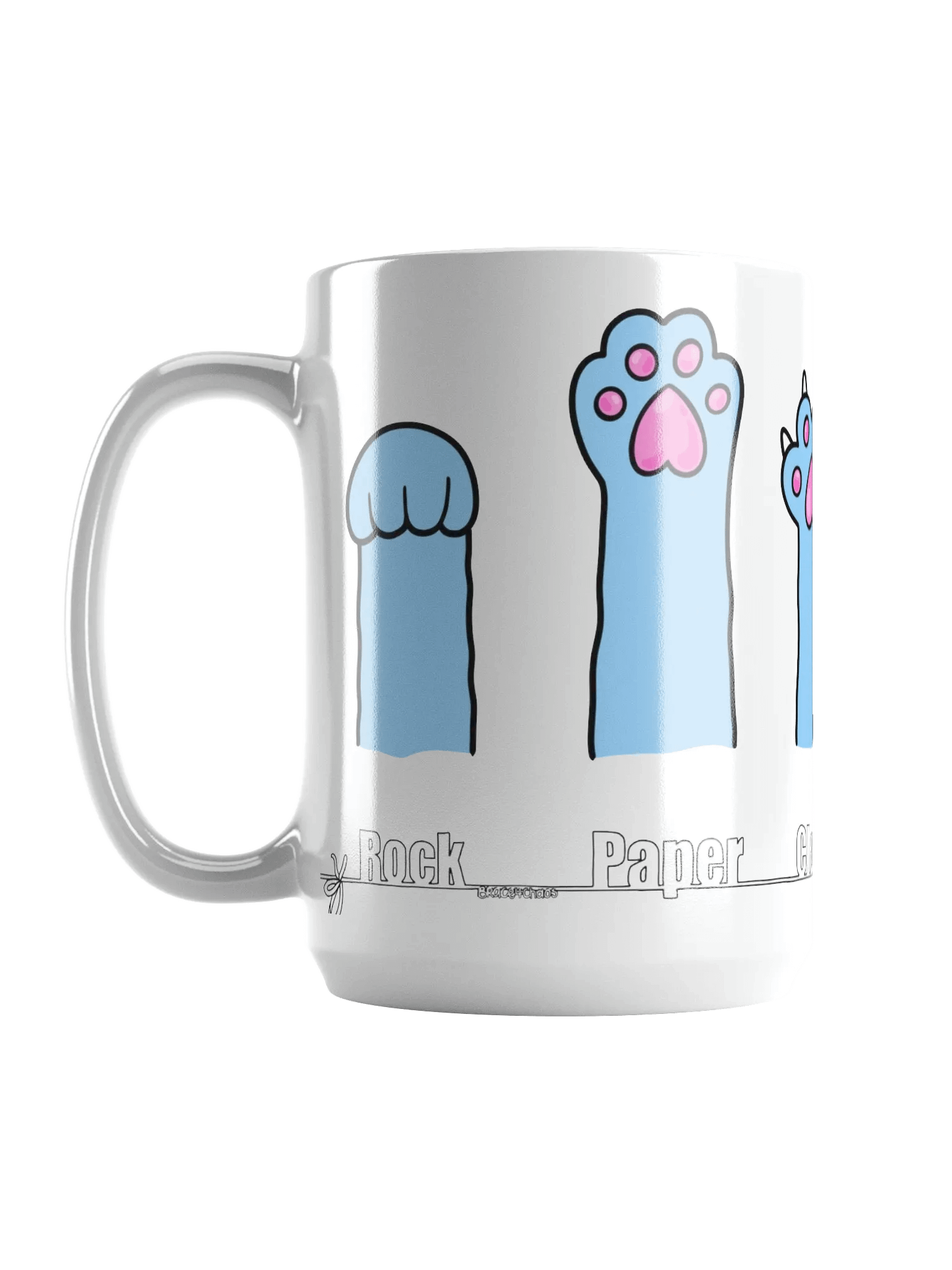 Rock, Paper, SPIKE Glossy Coffee Mug product image (6)