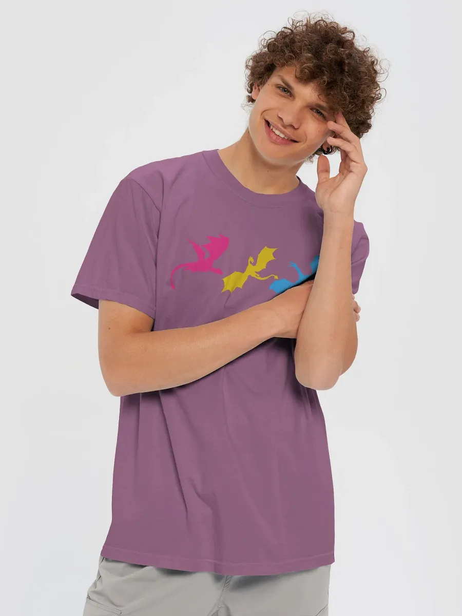 Pansexual Pride Dragons Man's T-shirt product image (63)