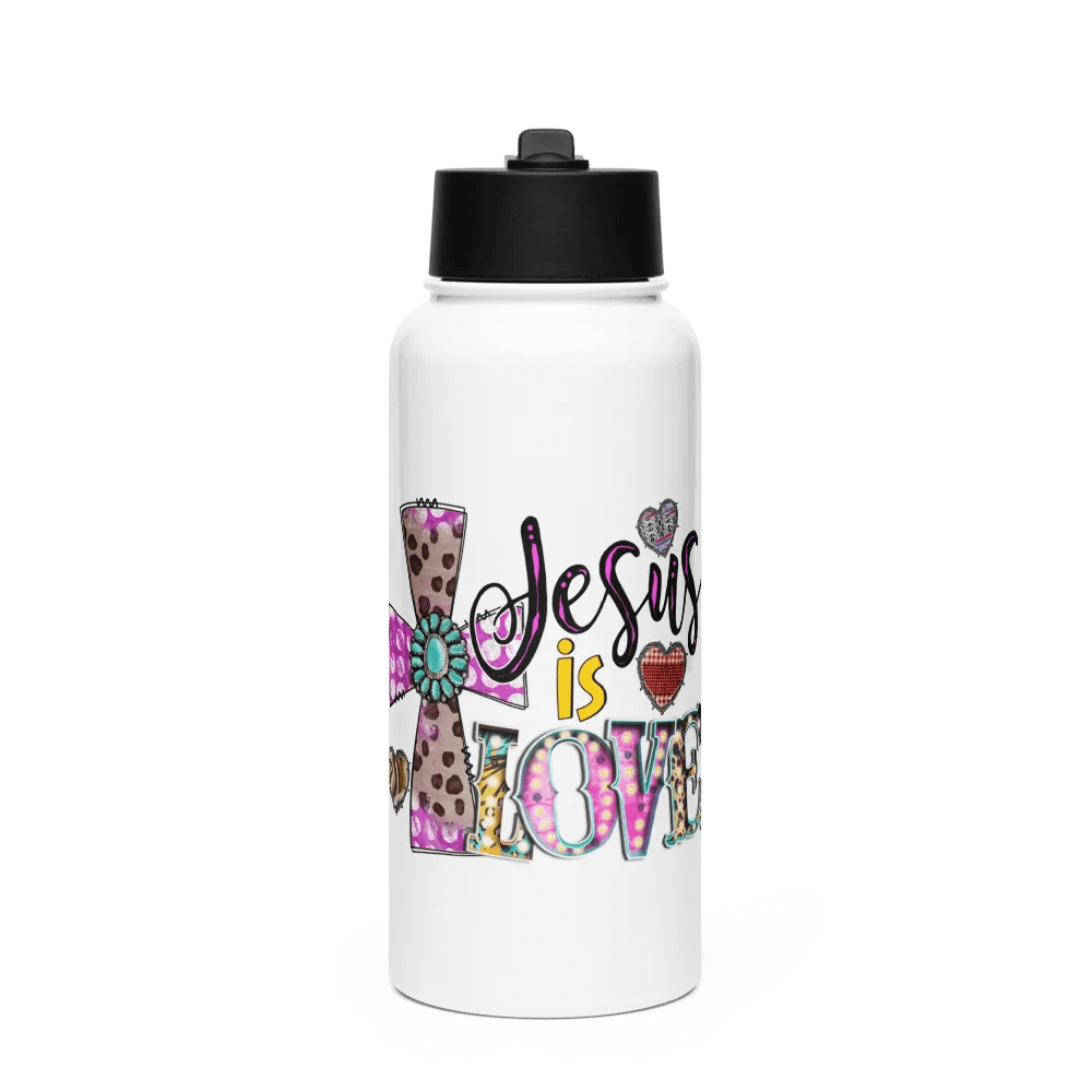Jesus Is Love - Stainless Steel Sports Water Bottle product image (1)