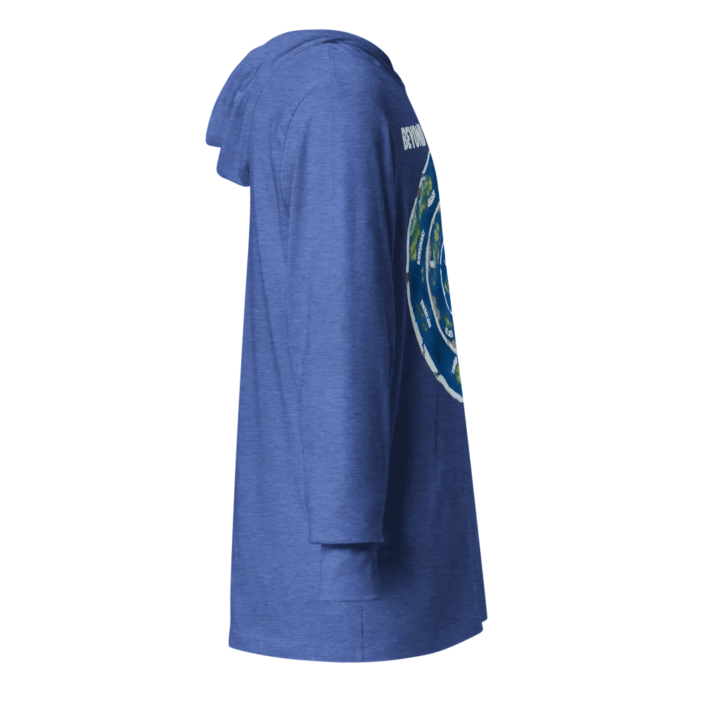Unisex Hooded Tee Beyond the Ice Wall Map product image (25)
