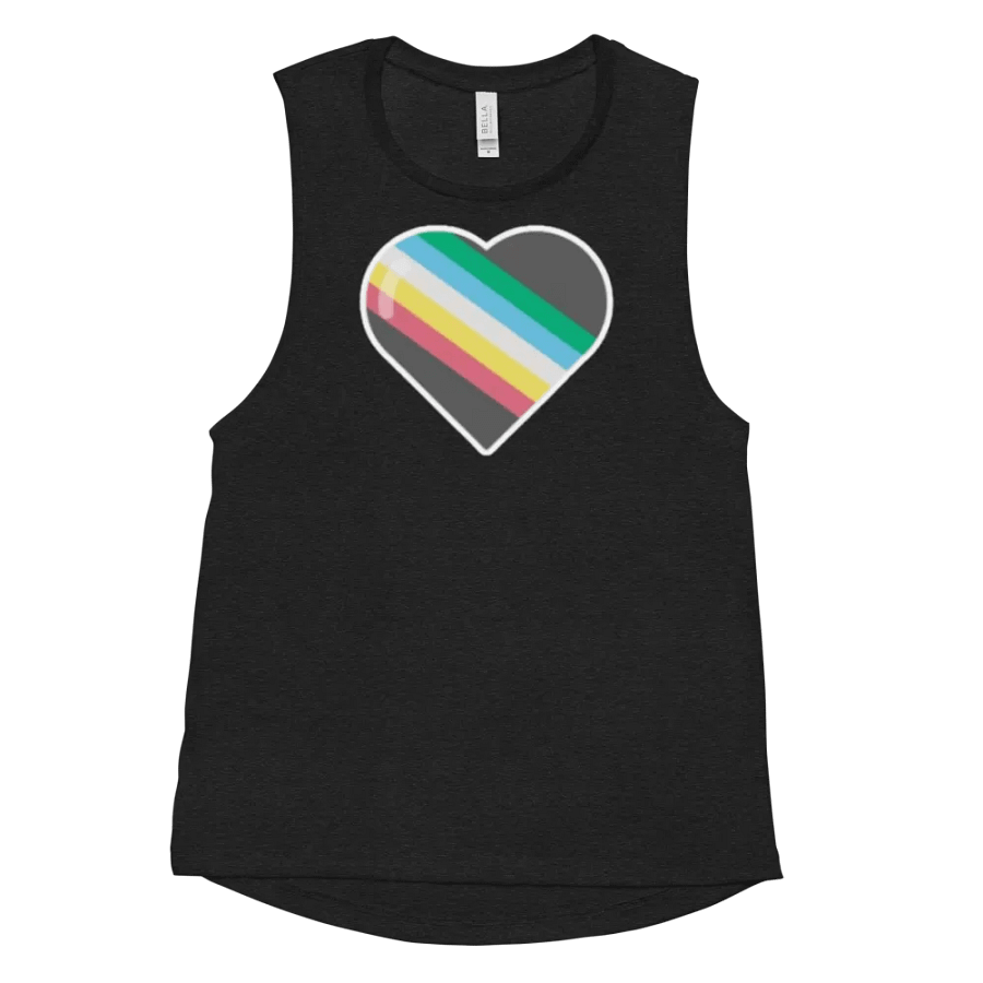 Disability Pride Fitted Muscle Tank product image (26)